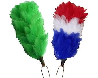MaanImpex's tweet photo. Enhance your Napoleonic shakos and headwear with authentic plumes! 
​Premium handcrafted Feather Plumes / Hackles available in solid colors (like Italian/French Line Green) and tri-color combinations (Red, White &amp; Blue / French Cockade colors). 
pakmaanimpex@gmail.com https://t.co/0mtqCOmFIY