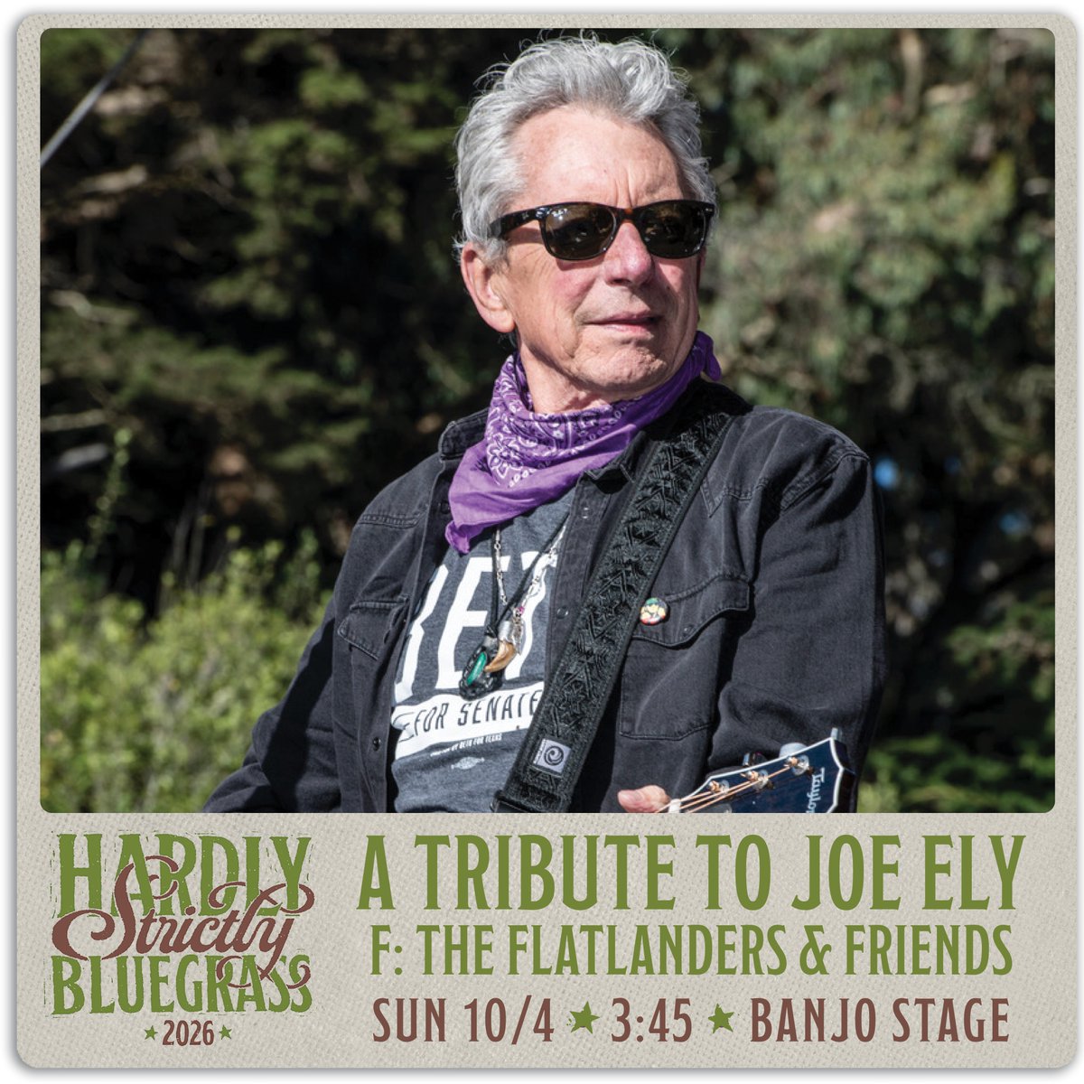 HSBFest's tweet photo. Don't miss Jimmie Dale Gilmore and  Butch Hancock and friends as they pay tribute to longtime collaborator Joe Ely Sunday on the Banjo Stage.

They go Out of the Park Oct. 5 at Hopmonk Novato, benefiting Sweet Relief.
Tickets here: https://t.co/Pg0DI7LurK https://t.co/yQ2BLhjImO