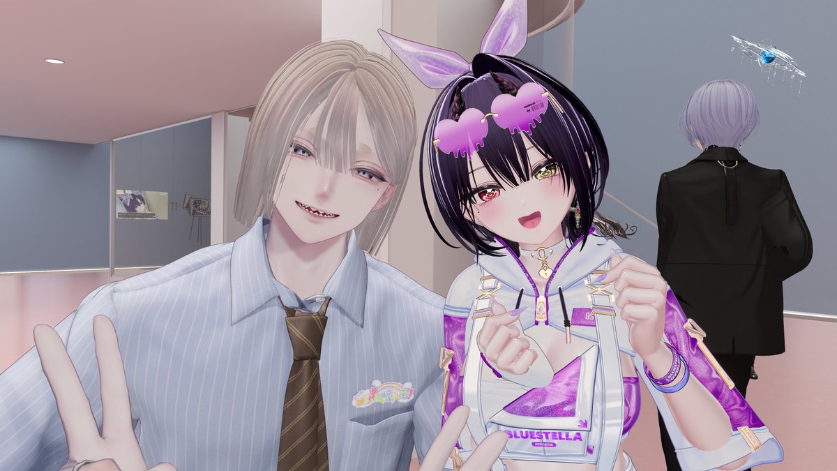NemuTai_VRC's tweet photo. #めろおしゅ
アフターもすこしだけ！！！
まさか激かわアジ改変めいちゃんに会えるなんて！！！
一緒に同じ空間でたのてぃめたの幸せすぎたし二人並んでるところかあいすぎて盗撮😩💕
アジくんチェキをとりたすぎるので次はパフェたのみまとぅ😁
てんちゃんとツーショもとっちゃった💞💞
顔良杉内俊哉 https://t.co/F96kJICNr2