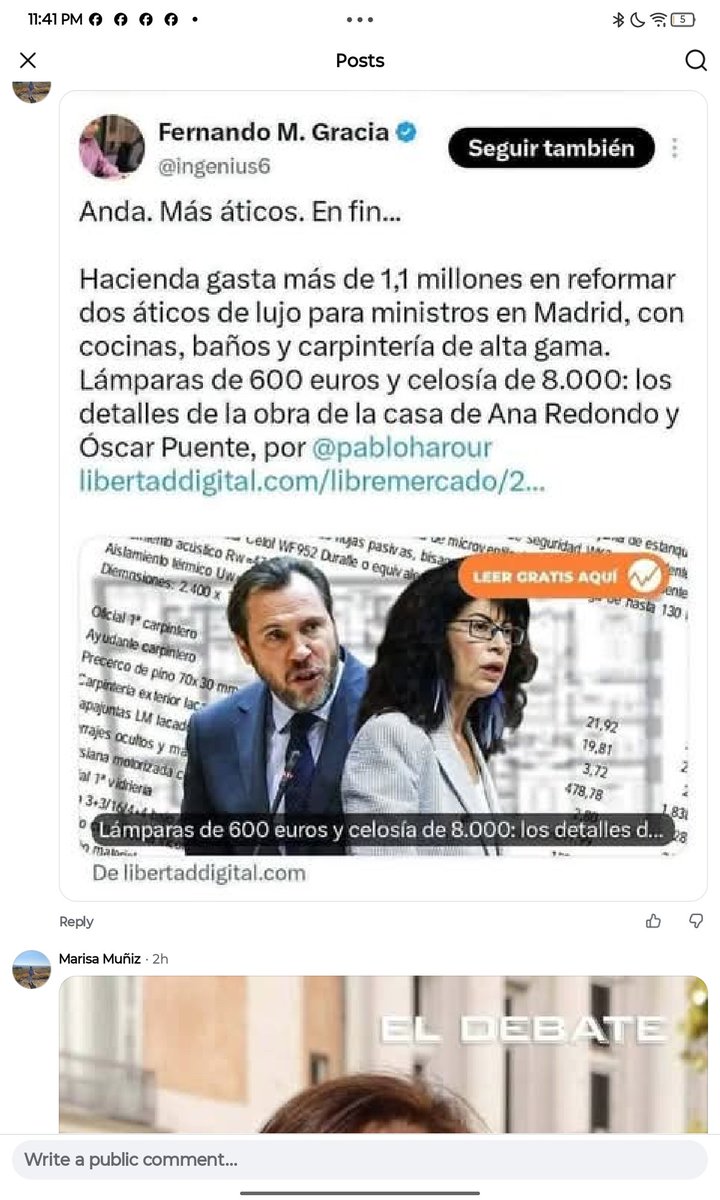Javier635486678's tweet photo. @AntnMartnLpez1 Un ático vale una mierda, comparado  con los 2000 millones que ha soltado Sánchez a Marruecos y los 66000 que gasta el Estado más que ingresa, así de entretiene al electorado subnormal zurdo, es que no hay uno con sus dedos de frente pero de gilipollez a gilipollez ahí tenéis https://t.co/6wDRkQv0Je