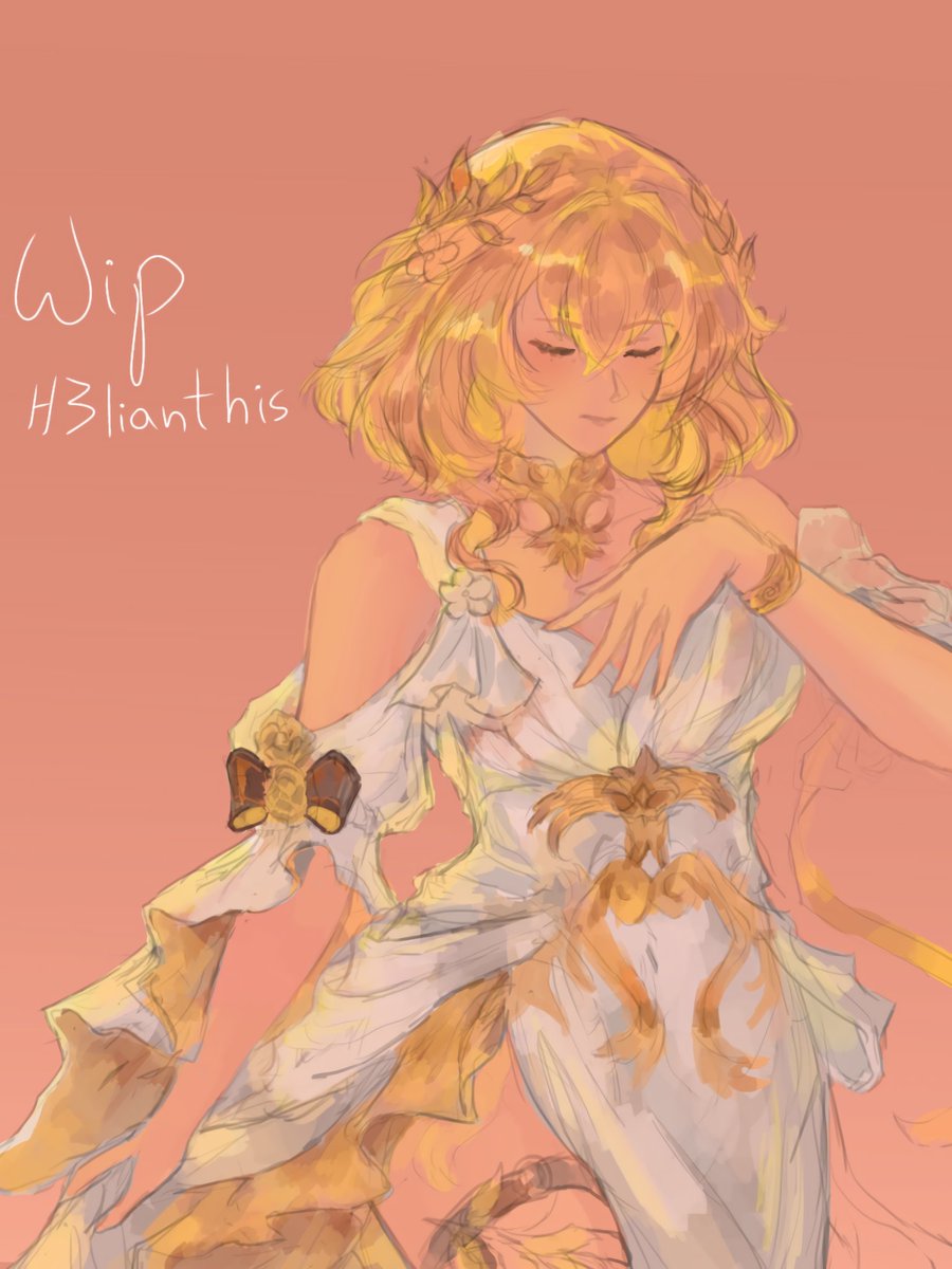 H3lianthis's tweet photo. #Aglaea wip 🏵🤤

#HonkaiStarRail #hsr https://t.co/vfZm8ZOQ2t