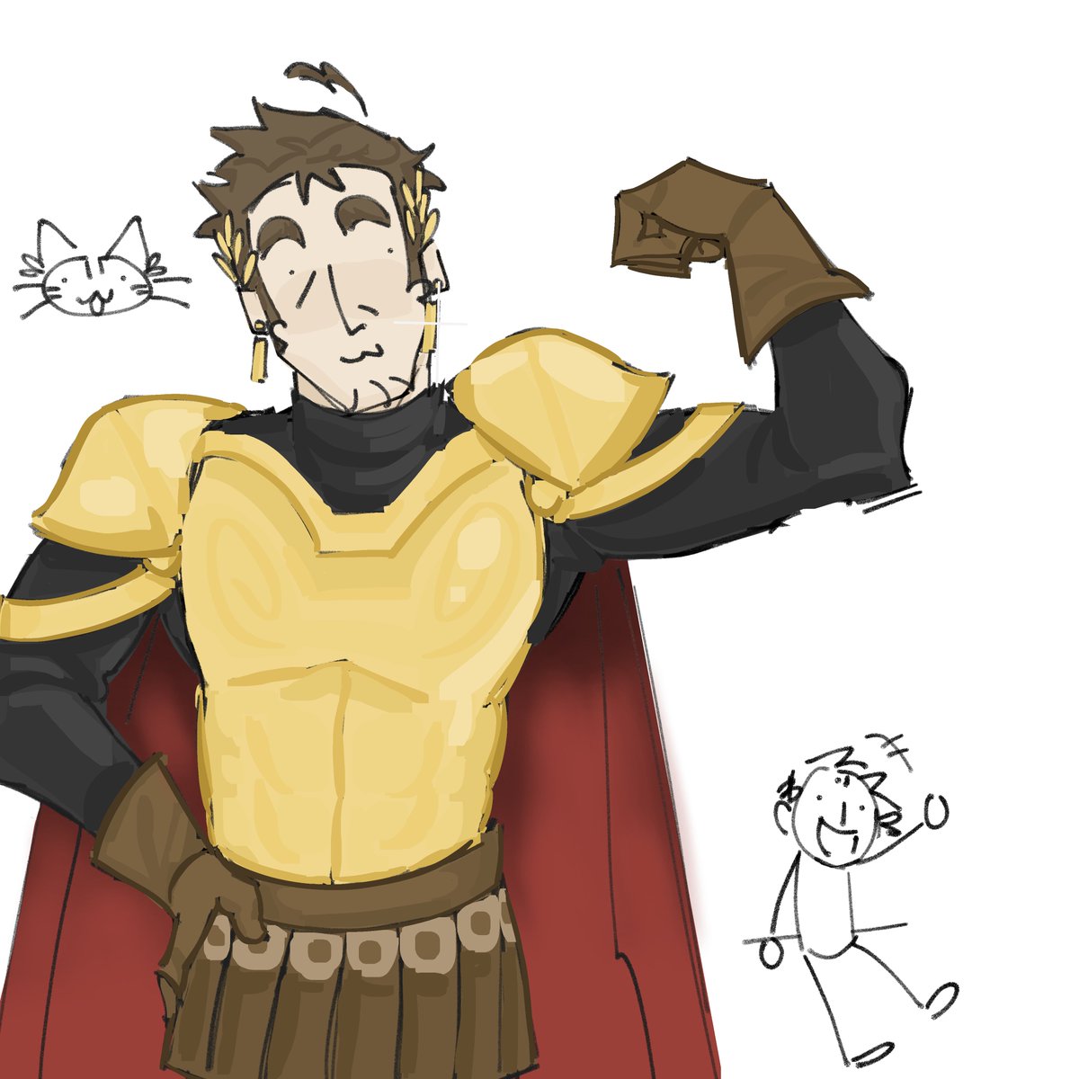 Someones5616's tweet photo. I was just practicing anatomy and decided to draw #schpood https://t.co/TTK5cVA3fU