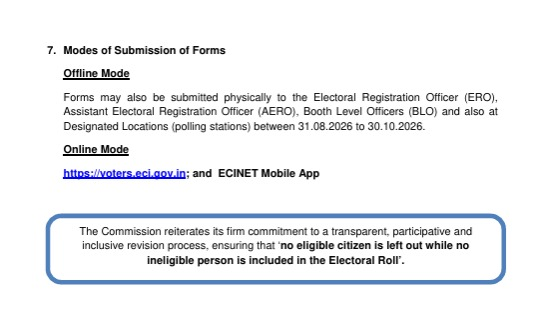 PTI_News's tweet photo. Special camps organised across polling stations of NCT of Delhi for voter enrolment; BLOs to visit homes of electors issued SIR notices to collect documents https://t.co/8y13Qddq9U
