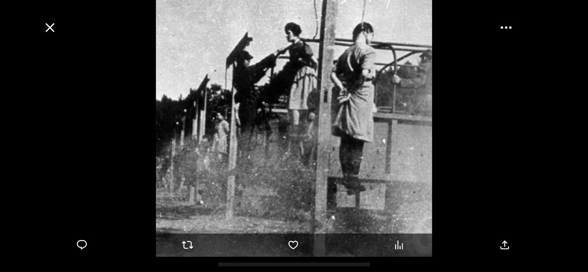 MikhailLaz29941's tweet photo. @Michael_L17 @KateEmersonBri @laith_780 @Feel_My_Goat @nnbm162 @JPMasters Аfter the WWII all Kapos were dealt with very decisively. They simply hanged them https://t.co/Pf9k9ToMqC
