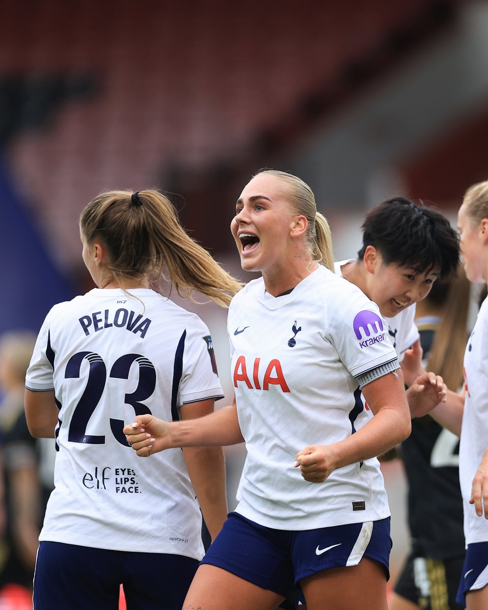 SpursWomen's tweet photo. That winning feeling 🫶 https://t.co/QhaMZZy99q