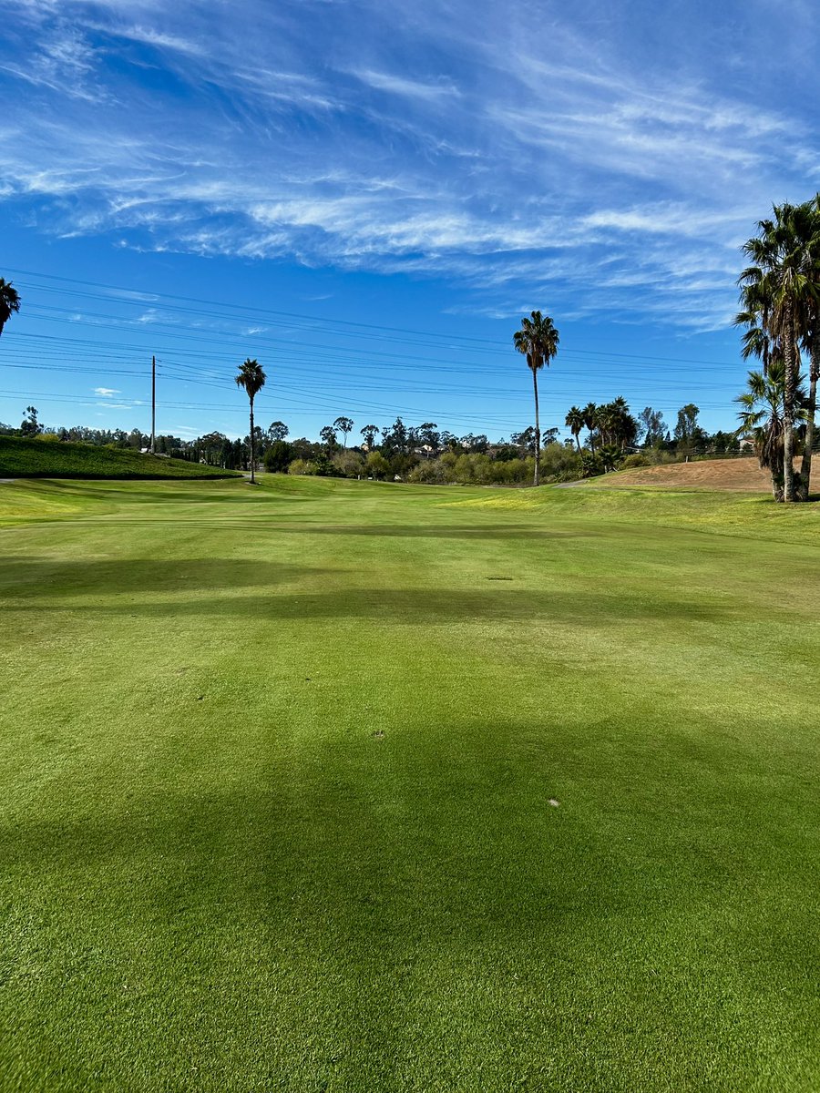 vgolfman's tweet photo. I’m a morning tee time guy but chased daylight yesterday for the first time in a long time. Finally drove it OK & punched greens didn’t help scoring but the real story was the ambulance by 13 green. Not sure I’ve ever seen one on a course before. Saw it when we were on 4 & didn’t get the story until we cart girl came around on 7… Guy broke his ankle, COMPOUND FRACTURE, walking off the green. No idea how that’s even possible but wish him a full & speedy recovery. 🚑⛳️
