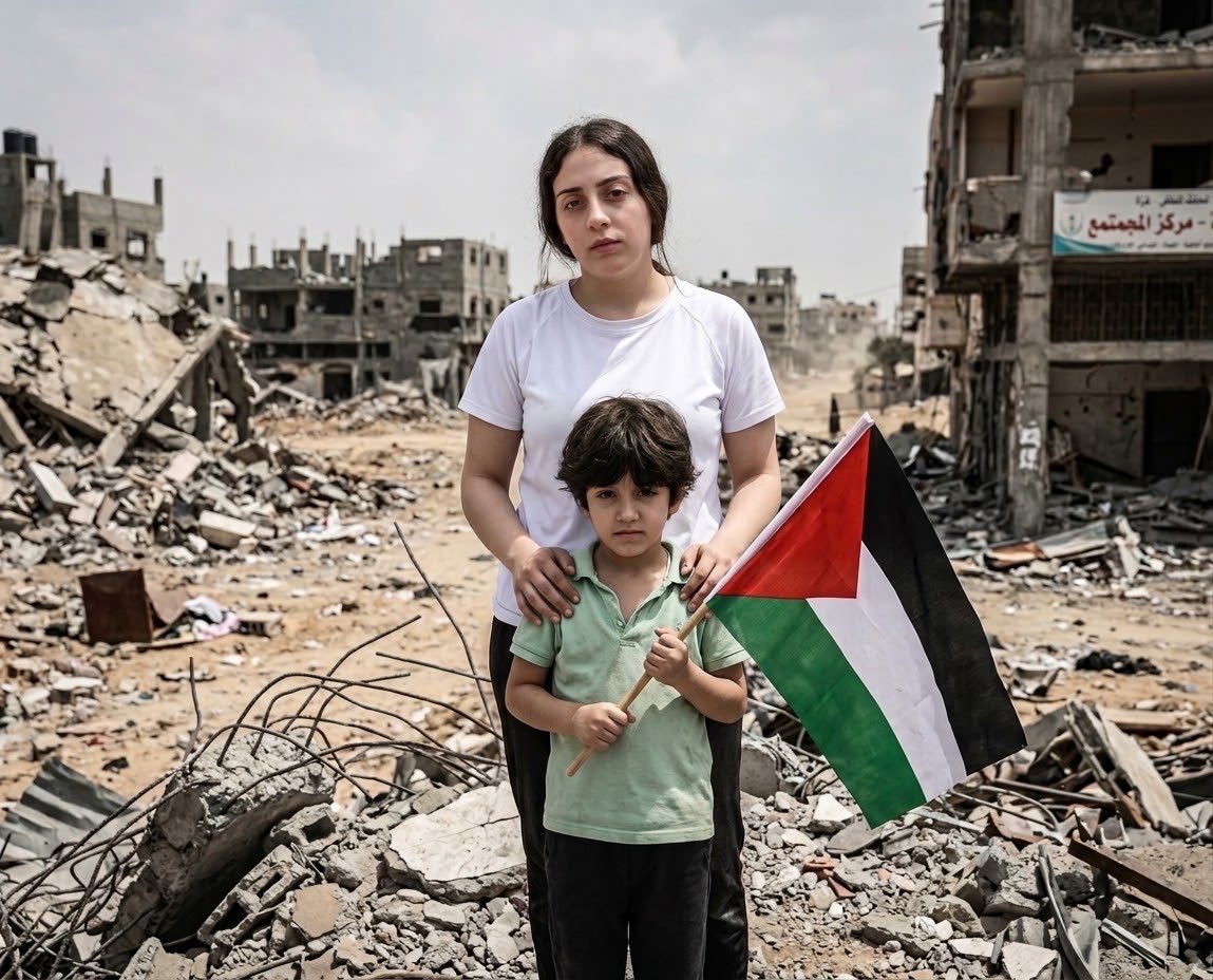 Farah_fromGaza's tweet photo. I'm Palestinian. This land is mine. 

I'm not an occupier.

If you believe me, please leave a dot. It's just a dot. https://t.co/ITZrh6cldI