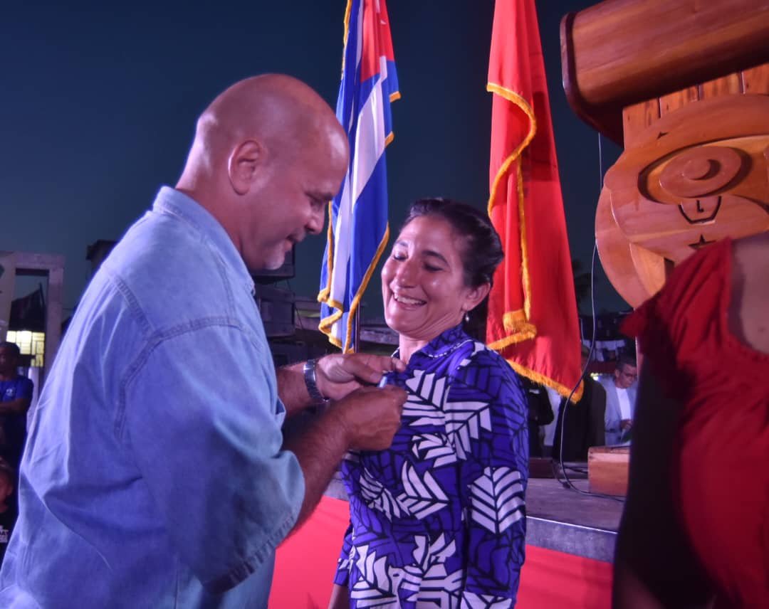 GHNordelo5's tweet photo. Efectuado en Arroyo Naranjo, municipio Vanguardia Nacional, el acto provincial de La Habana por los #66AñosCDR #Cuba #CDRCuba https://t.co/f518JcSHXX
