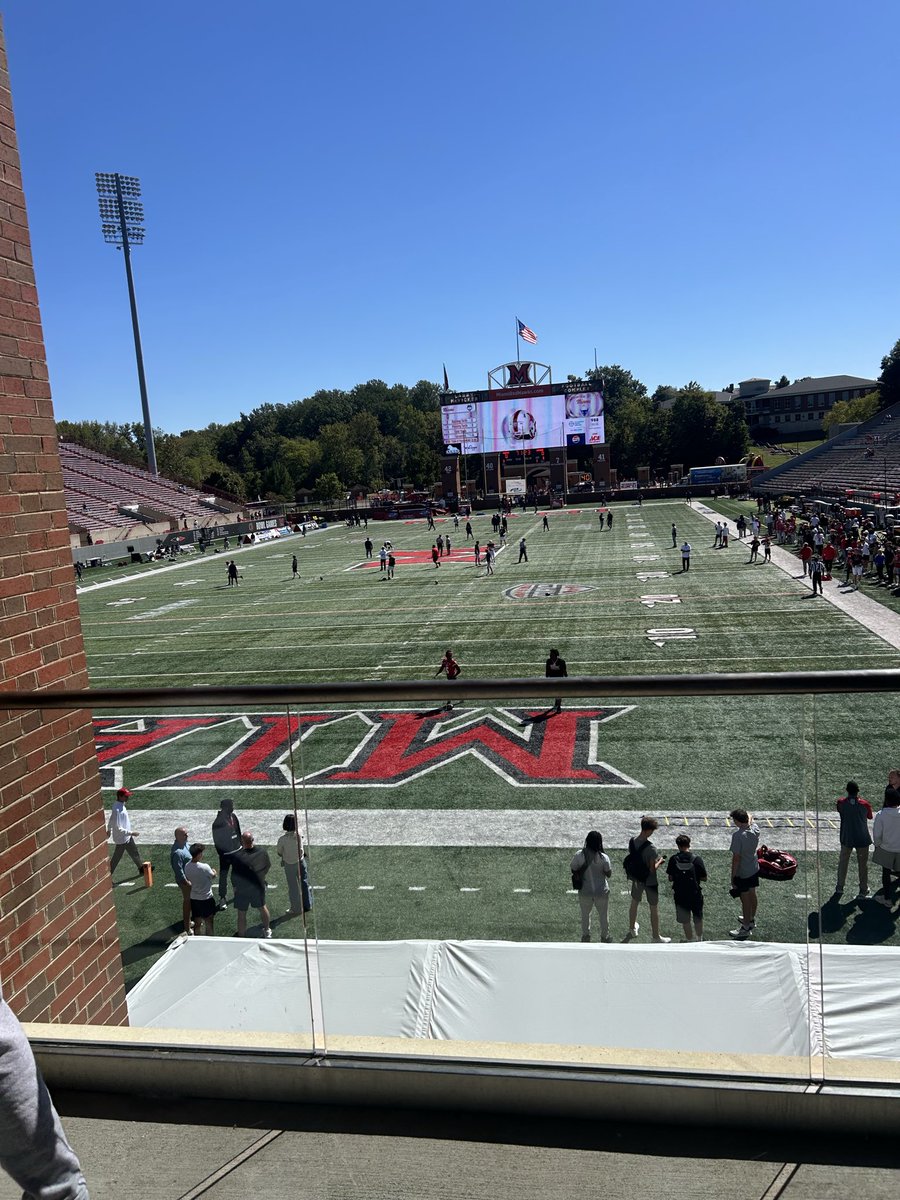 Brodyhaag11's tweet photo. Had a great game day experience yesterday in Oxford! Great win by @MiamiOHFootball. Thank you @LeoOtt123 and @CoachPlum_ for the incredible hospitality!

@Coach_B10 
@CoachGray70 
@CoachNickSharp 
@BigMoeFootball https://t.co/DP1CFhk7XR