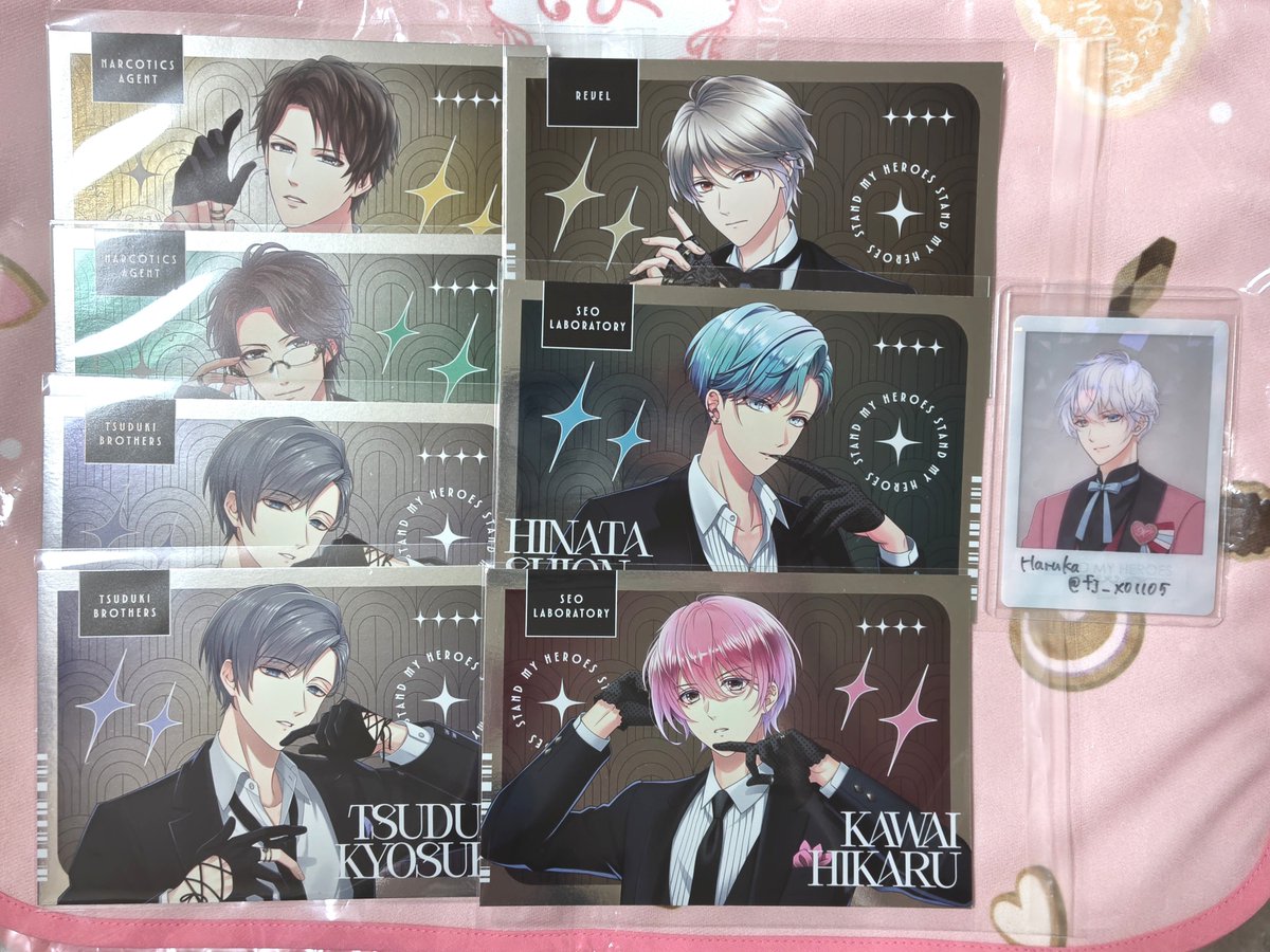 fj_xo1105's tweet photo. 【交換】スタマイ スタンドマイヒーローズ 10周年 10th イラストカード イラカ

譲)今大路.夏目.京介2.桧山.日向.可愛

求)カナメ

郵送または29日池袋手渡し希望です。
検索からお気軽にお声がけください😊 https://t.co/VMbETLOU6k