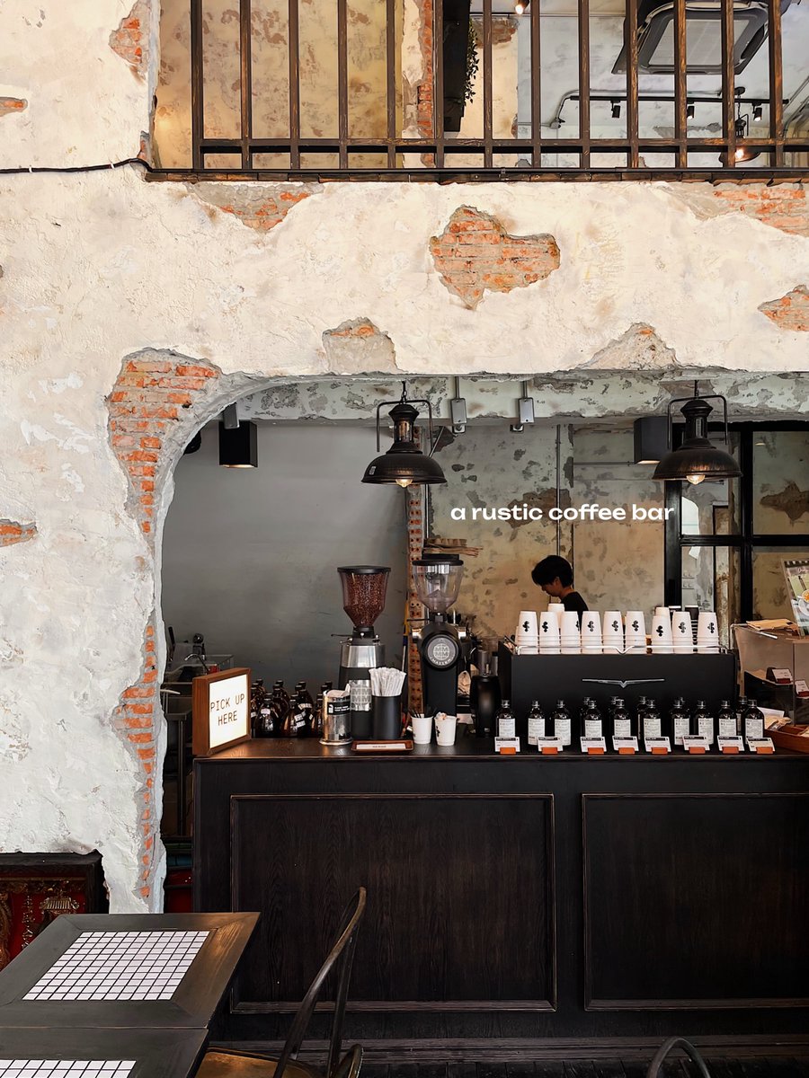 XiaoRodrig5q's tweet photo. A great coffee spot for a break after exploring the hot Song Wat area. I instantly fell in love with its rustic, cozy space and warm lighting. The quieter upstairs area was perfect. The coconut latte was refreshing and surprisingly delicious, while https://t.co/n2CtUL0hXO