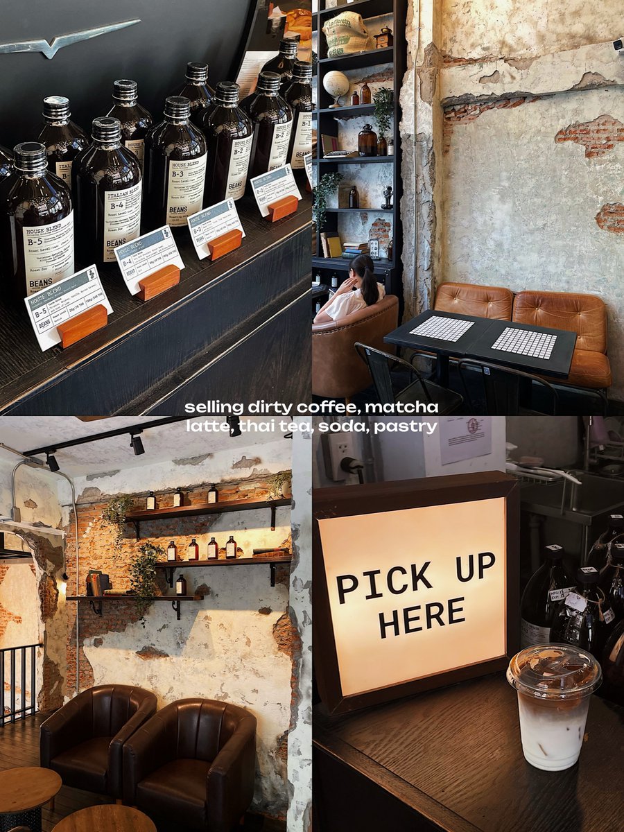 XiaoRodrig5q's tweet photo. A great coffee spot for a break after exploring the hot Song Wat area. I instantly fell in love with its rustic, cozy space and warm lighting. The quieter upstairs area was perfect. The coconut latte was refreshing and surprisingly delicious, while https://t.co/n2CtUL0hXO