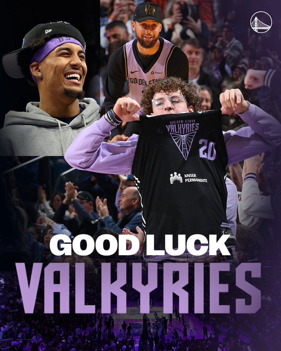 warriors's tweet photo. PLAYOFF TIME.

Go be great, @valkyries ⚔️ https://t.co/EUPEGz0YXT
