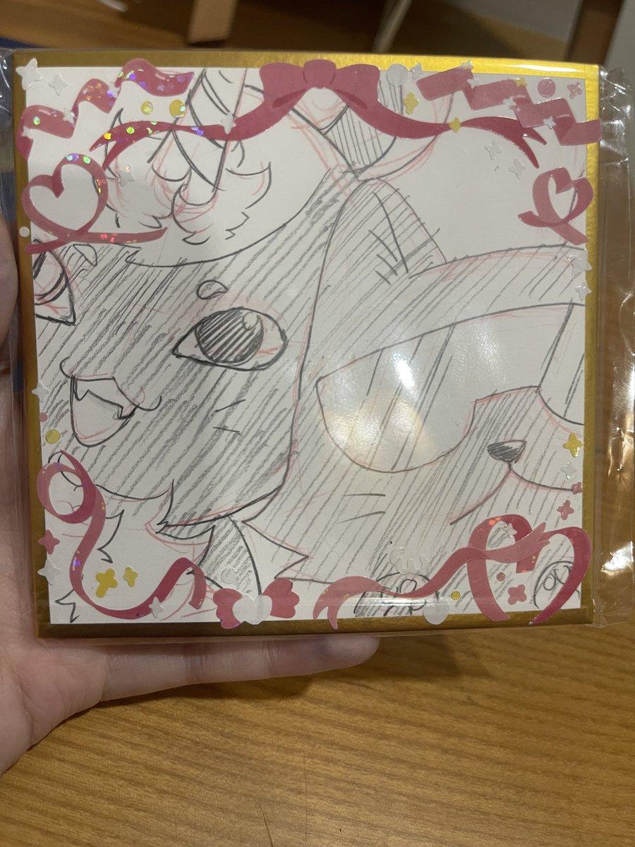 veo_ne's tweet photo. Shikishi https://t.co/ALEnC5zOYe