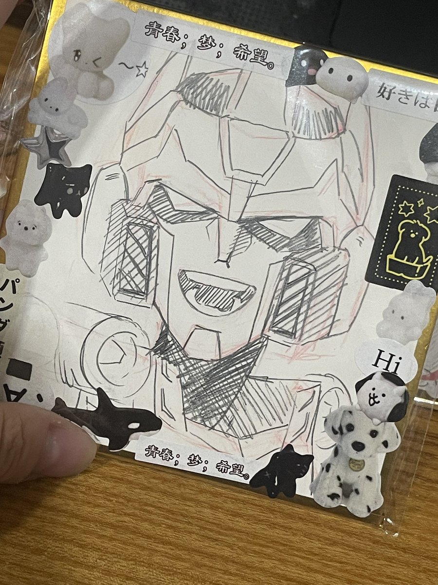 veo_ne's tweet photo. Shikishi https://t.co/ALEnC5zOYe