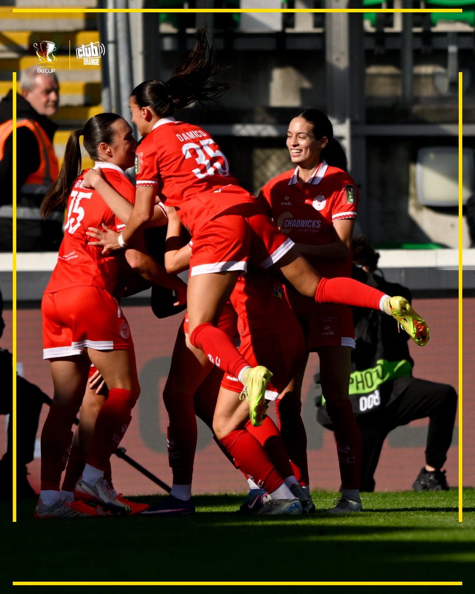 FAIreland's tweet photo. Halle Harcourt putting Shels ahead 👊

23’ | 0-1 https://t.co/8DgkSEPlwT