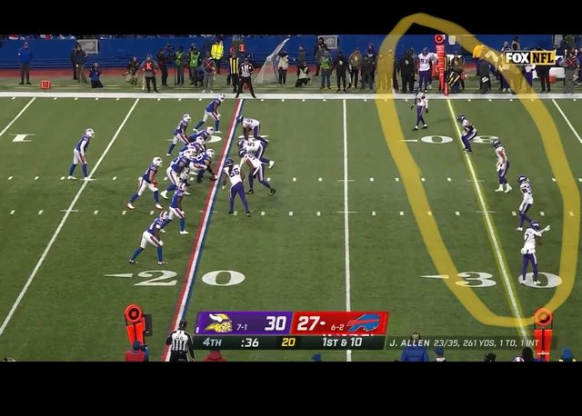 VictorsDucky's tweet photo. Man…Jay Hill…I thought I’d never have to post on you but brother…we need to chat. 

This is what you run with 2 seconds left in the game and I’d even pull one more off the DL than this picture. You don’t run a Press Man QB Spy! Like wtf 😭 https://t.co/QjDxbRo6Sj