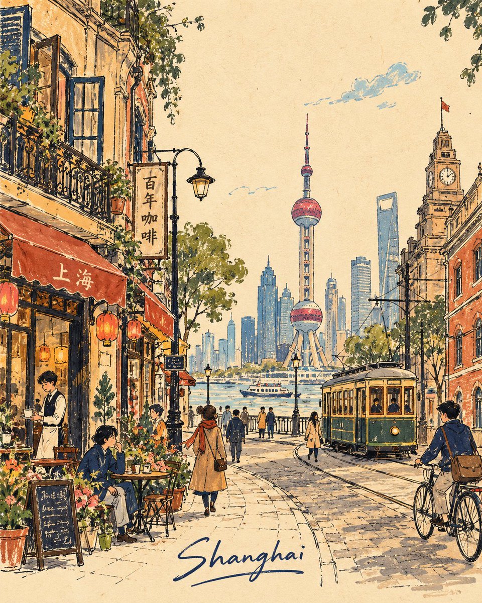 Vintage Travel Storybook Art