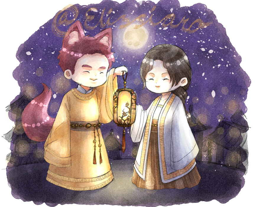 Elissiaro's tweet photo. A ValkoxMC doodle for Mid Autumn Festival or something.
#BringBackValko
#ValkoIsLoved
#Valkois6thLI https://t.co/hJcZDr8yIl