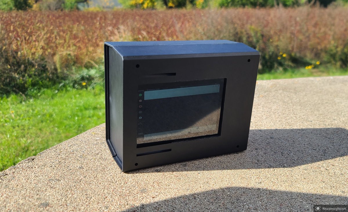 neuromorphicism's tweet photo. Did you ever see a Neuromorphic Camcorder? Me neither so I made the first one ever to record event data in the real outside world. https://t.co/OklGOyfdAR