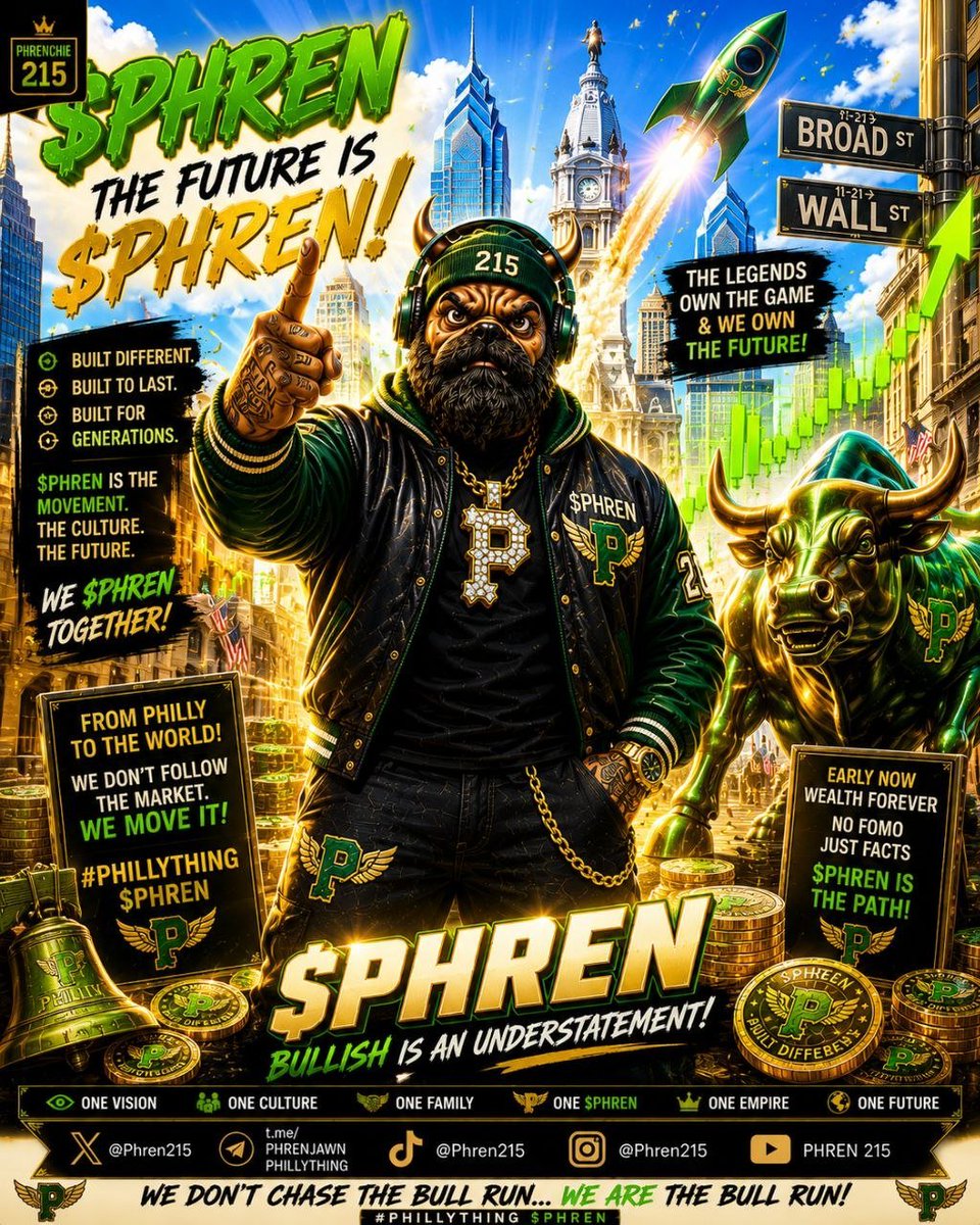 Risaadvices's tweet photo. @Traderfinn0 $PHREN 👀🔥
Low-cap, community-driven, and still early.
The launch is coming soon — keep this ticker on your radar. 🐾🚀
$PHREN #PHILLYTHING https://t.co/jTbkT8rdDH