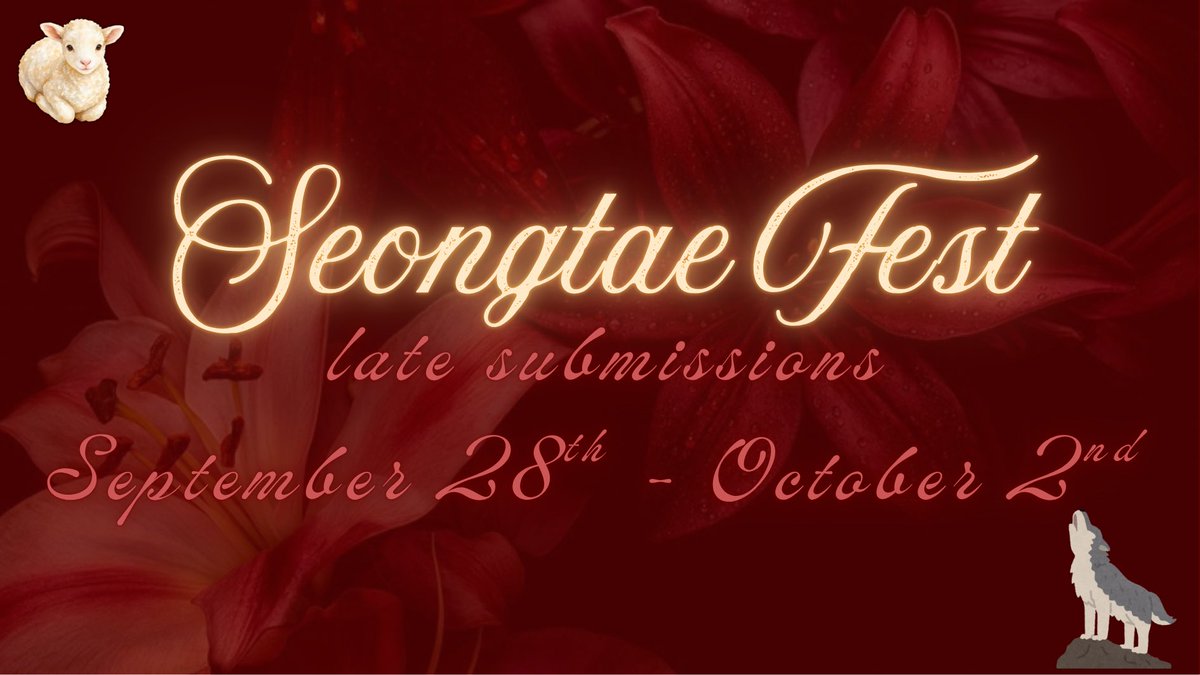 seongtaefests's tweet photo. For the guests who have not had the time to take part in the fest week but still wish to post their creation, the late submissions period is there to welcome you!

You can post from Monday to Friday your entry for any #SeongtaeFest day. Don’t forget to use our hashtags☺️ https://t.co/HiUZmHa6Kg