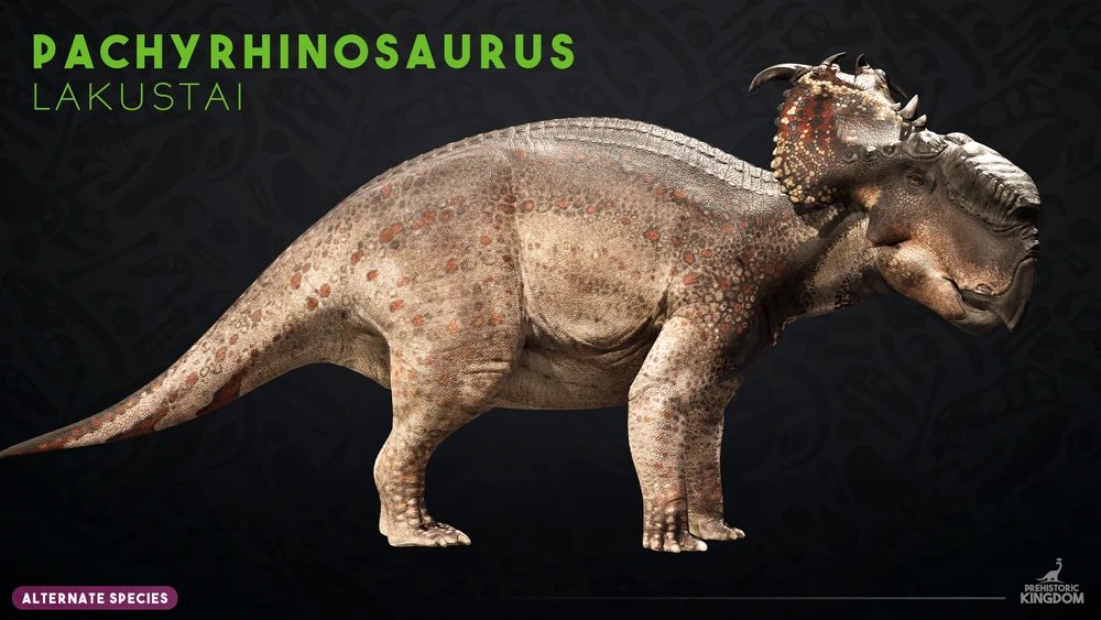 SnowyMoon69's tweet photo. @AethraDK I mean, I'm more fine with just a highly speculative Pachyrinosaurus (in a game that also has two other regular paleo accurate rhinos as variants if you don't like the fluffy one) than just a carch that just doesn't really look like carcharodontosaurus that much and thats it lol https://t.co/SDUlFsMR9R