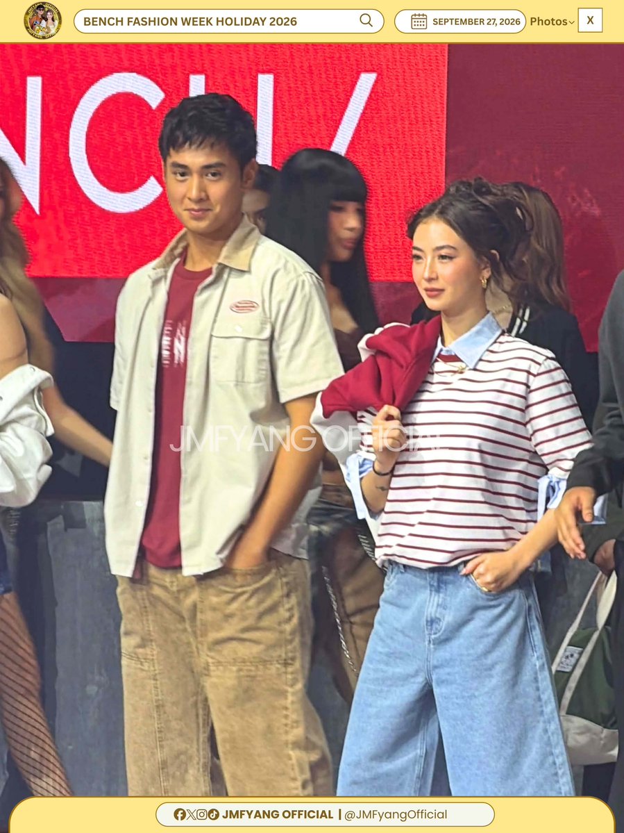 JMFyangOfficial's tweet photo. Just JMFyang and their face cards refusing to decline. 💛

JMFYANG WEAR THE MOMENT
#SOFIASMITHRunwayChic
#JMIBARRAStyleInEveryMove https://t.co/o6jaf2QCll