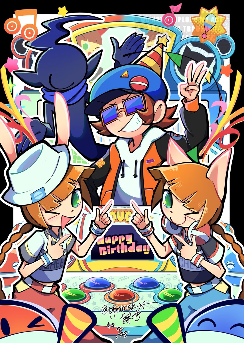ppnmsk_x_'s tweet photo. おめでとうお誕生日　#popn_art https://t.co/mKA1vQsPg6