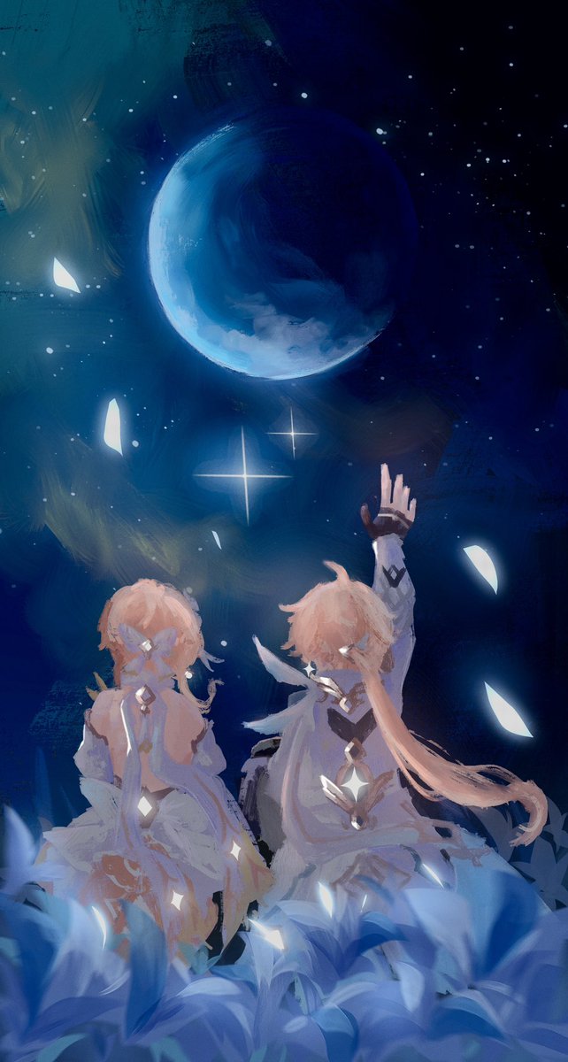 motimayo_1517's tweet photo. 「…いつかまた、星空の下で会えますように…」
原神6周年おめでとう！ https://t.co/9m6QaJC0y6