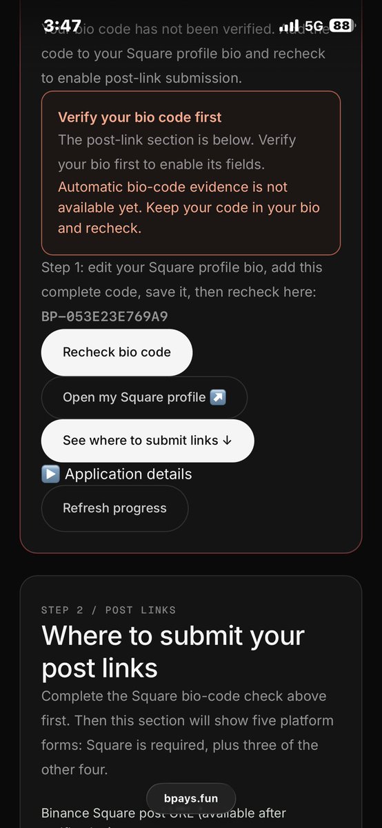 activeayomi's tweet photo. 🎁 FREE $20–$30 bPay REWARD! 🚀

New bPay tasks are live:

📲 Post about bPay on any 4 of:
Binance Square • X • TikTok • Instagram • Douyin

💰 4 platforms = $20
🔥 All 5 = $30

CA: 0xb13003bf44de426dd2a3aae3df9c3400de0a7777
Code: BP-053E23E769A9

⚠️ 1 account per user. https://t.co/4IZfwnBovG