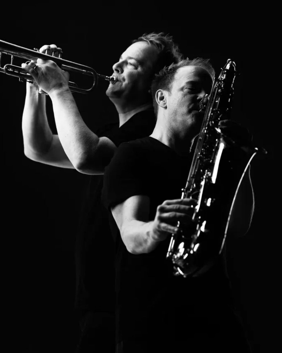 puntamitaMx's tweet photo. Get ready to move. 🎷

The Rahn Brothers, twin brothers Darren and Jason Rahn on saxophone and trumpet, bring high-energy smooth jazz and funk to the 4th Edition of Punta Mita's International Jazz Festival, Friday, November 13th at Pacífico Beach Club. https://t.co/tbT8GUlGQH