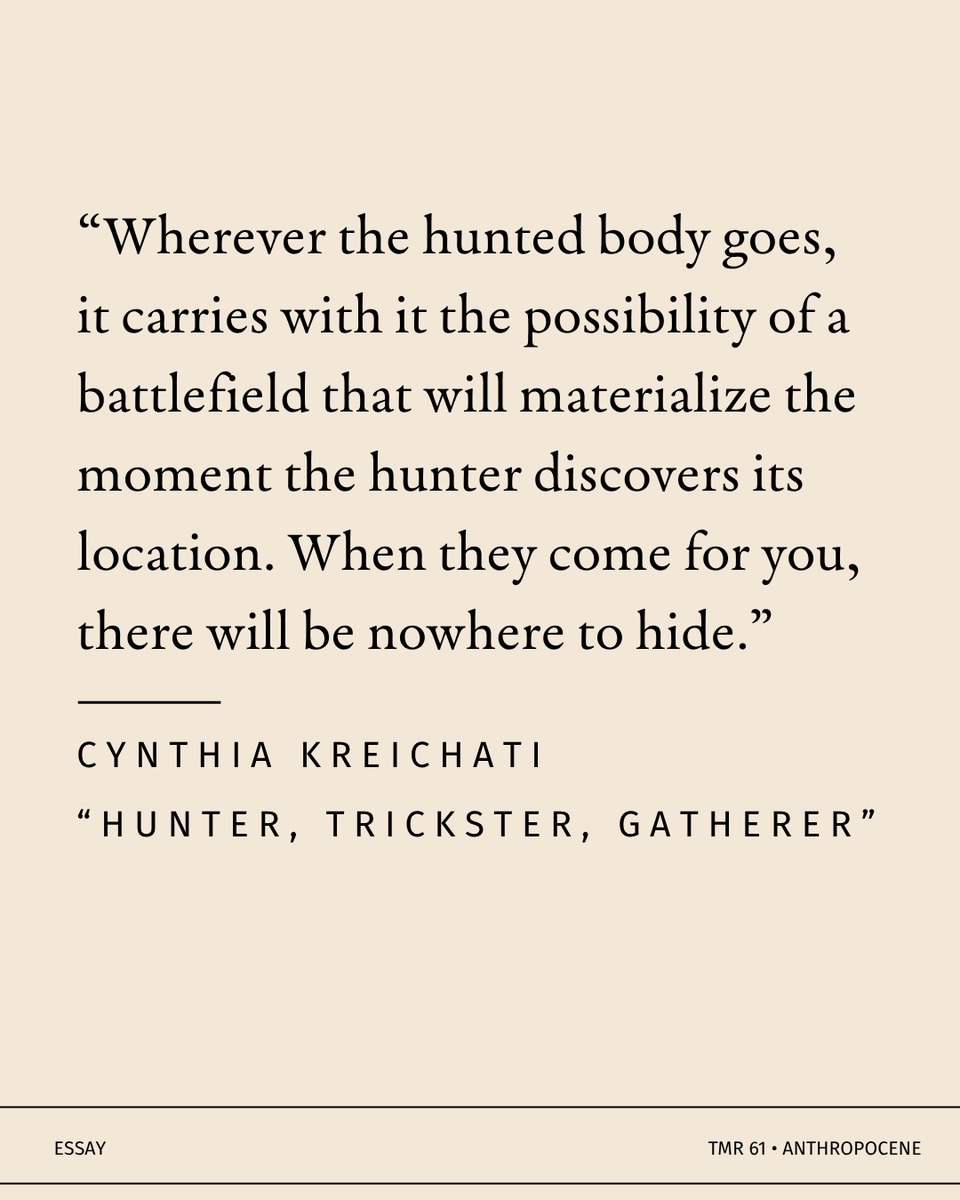 TheMarkazReview's tweet photo. Cynthia Kreichati tries to think through the unthinkable as she considers the mechanics of Israel’s AI-powered assault on Lebanon. 

> Read the full essay now: https://t.co/1BAlgNyYVH

#TMR61 #TheMarkazReview #Anthropocene #SWANA #ArabLit #Literature #Lebanon #Hunter https://t.co/v4opuCcIzV