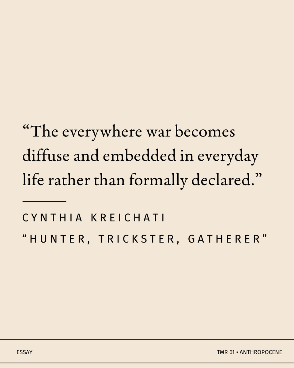 TheMarkazReview's tweet photo. Cynthia Kreichati tries to think through the unthinkable as she considers the mechanics of Israel’s AI-powered assault on Lebanon. 

> Read the full essay now: https://t.co/1BAlgNyYVH

#TMR61 #TheMarkazReview #Anthropocene #SWANA #ArabLit #Literature #Lebanon #Hunter https://t.co/v4opuCcIzV