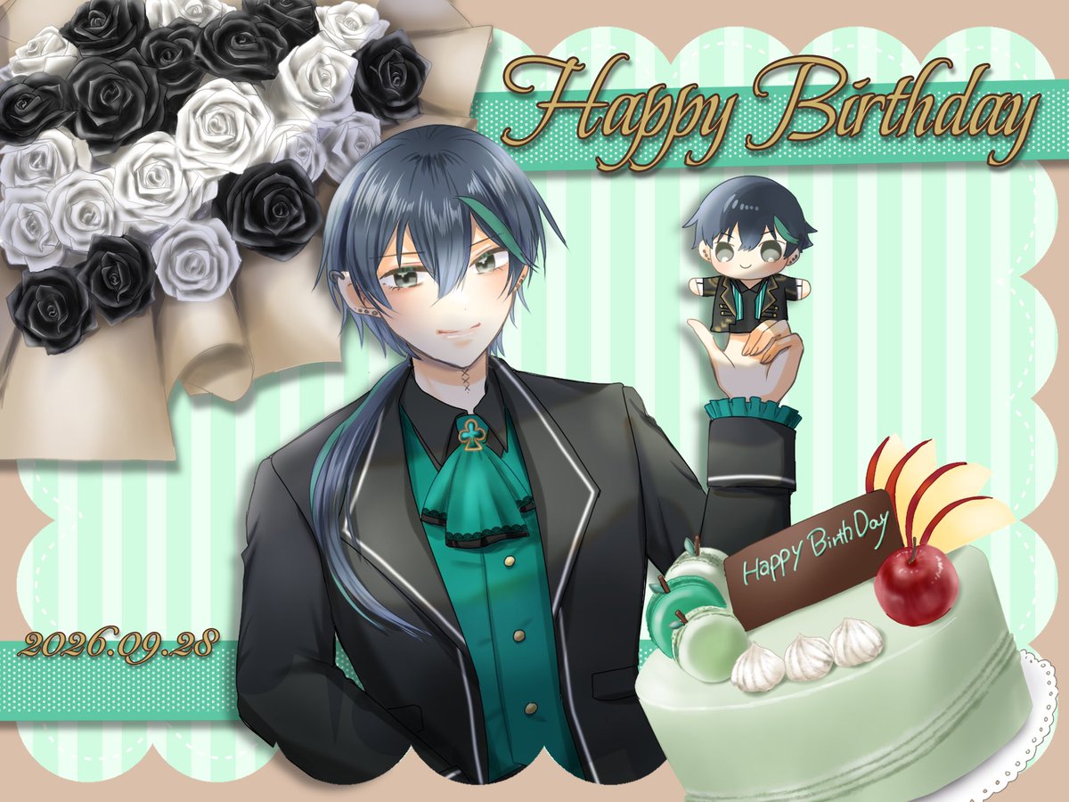 vanilla_773's tweet photo. しゆんくんお誕生日
おめでとうございます🎉
いつも素敵なお歌を届けてくださって
ありがとうございます✨️
しゆんくんの歌声が私の癒しです
これからもたくさん
応援させてくださいね💚🍀*゜
#しゆん生誕の儀2026
#しゆんくん
#KnightArt https://t.co/HHlpR80hJG