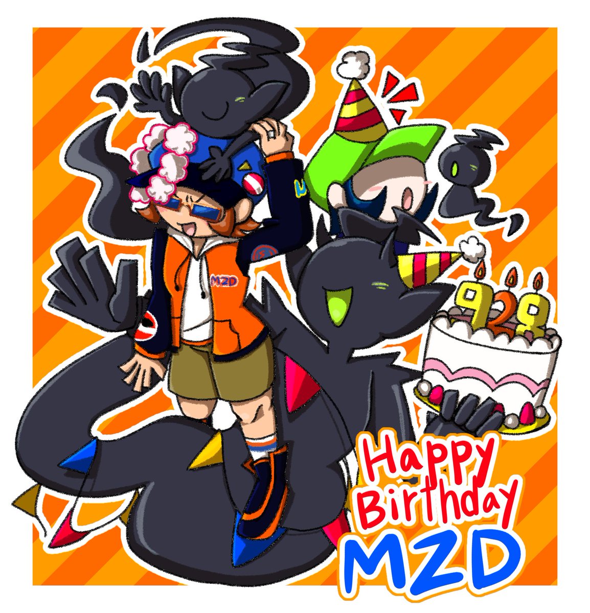 togimo1011's tweet photo. MZDお誕生日おめでとう！！🎉
#popn_art https://t.co/Gny84psXTt