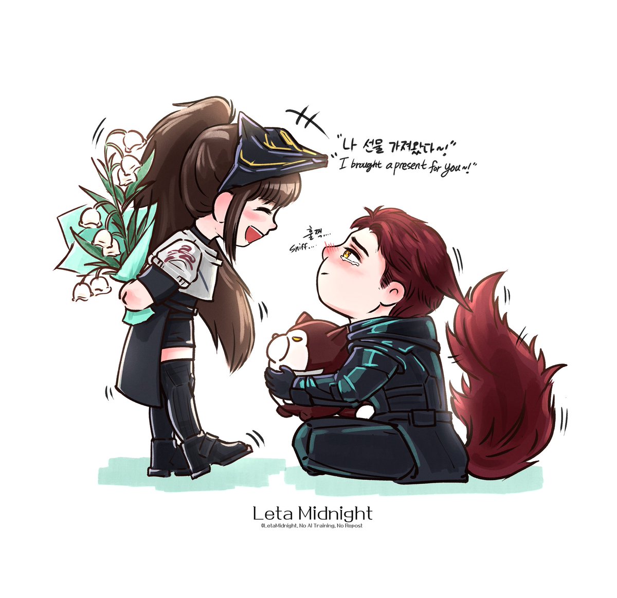 LetaMidnight's tweet photo. 나 선물 가져왔다~~!!
울지마🥹
#BringValkoBack #ValkoisLoved #NoValkoNoMoney #全世界都爱敖尹 https://t.co/VQa9miaGWN