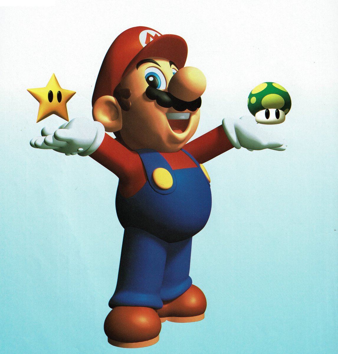VGArtAndTidbits's tweet photo. Super Mario 64 - early promotional artwork. https://t.co/d2elcGE6NH