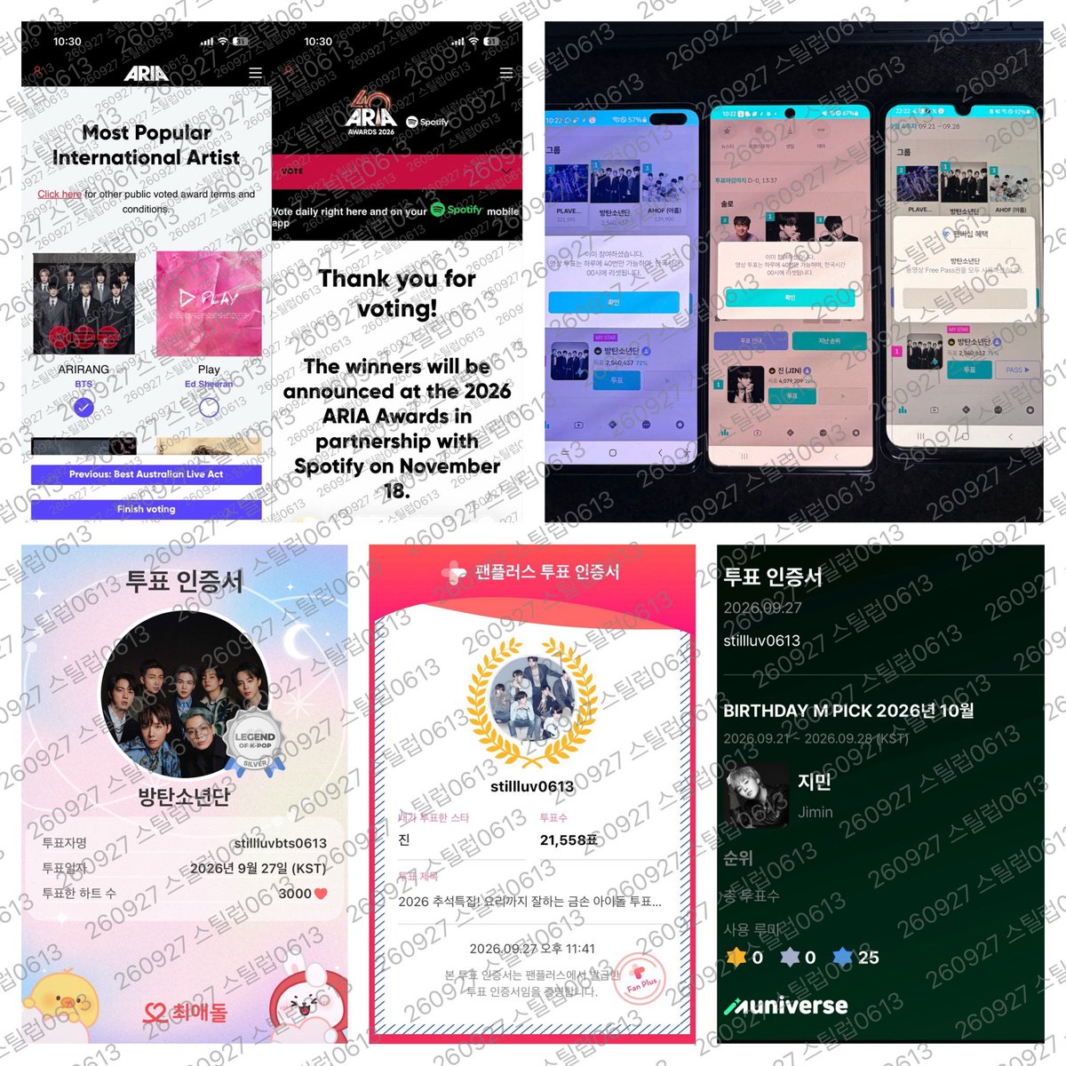 stillluvbts0613's tweet photo. 자정 스밍 리셋&amp;뮤스&amp;툽

I am voting for #ARIASBTS at the 2026 ARIA Music Awards. 

#함께_스밍해요_아미
#함께_뮤스해요_아미
#함께_투표해요_아미 https://t.co/UrB4sXkk7r