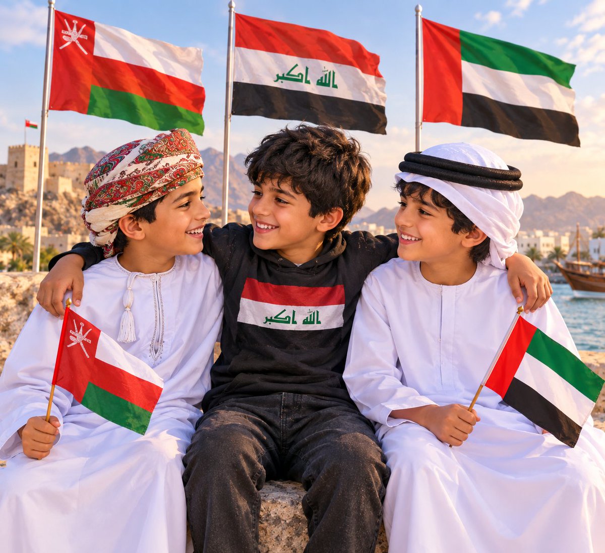 IRAQ616's tweet photo. البعض منزعج ليش الإماراتي و العماني فرح بفوز العراق .. اولا الشعب الإماراتي في تصفيات كأس العالم لما فزنا على الامارات من قلب البصرة بكل ثقافة وحضور احتفلوا بتأهل العراق وباركوا لنا والعمانيين شجعانهم في كل مبارياتهم بالتصفيات فهذا طبيعي محبة مشتركة بينا #الامارات #عمان_السعودية https://t.co/IaKxVPjPhO