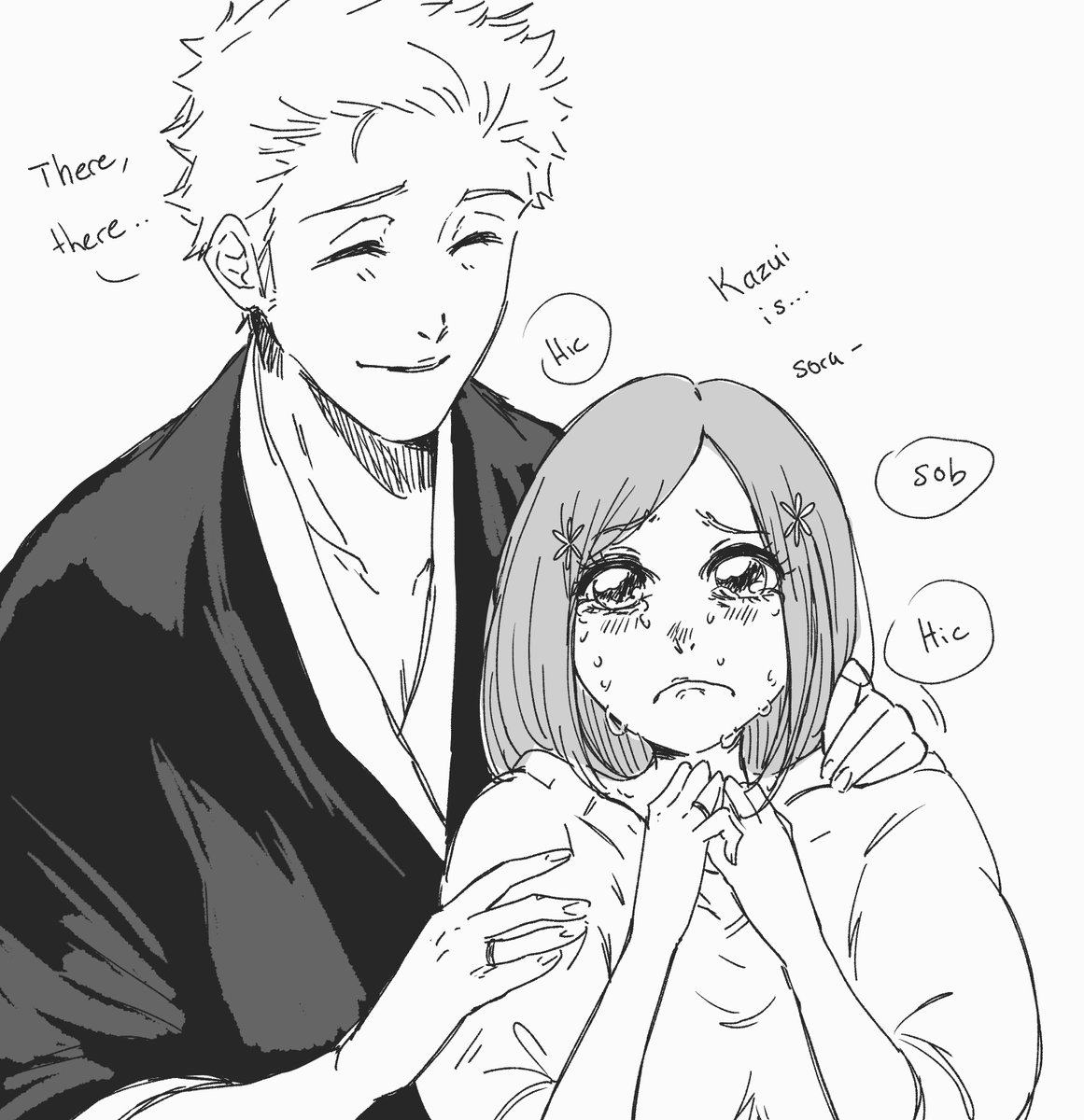 tybw_jun's tweet photo. hi I drew kazui with his uncle sora https://t.co/s4tHKAml5D
