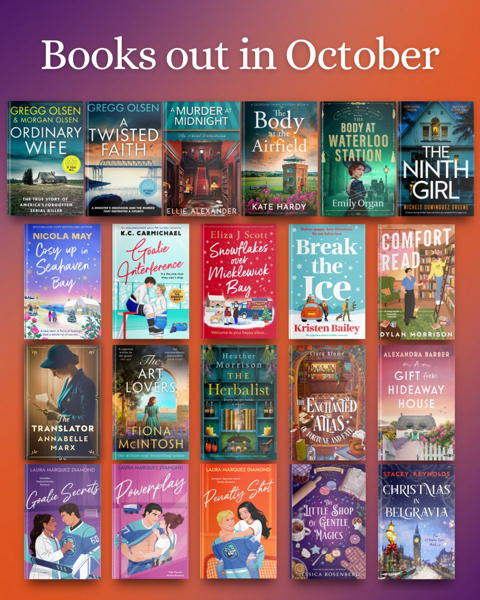 Stormbooks_co's tweet photo. ☕ Cosy reading season is officially in full swing! And we’ve got plenty of brilliant new books arriving this October...

You can pre-order all of these books now! https://t.co/d6cefnTjDi