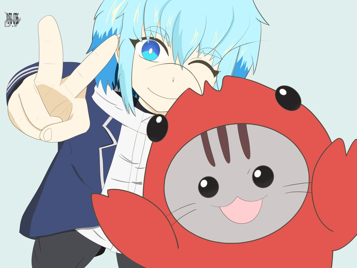 YUTO_0786's tweet photo. 3巻発売記念ファンアート🎨
ひなしょ先生とシオンを描きました✨
今回は、異なる表現で！

#月コロSHION #��オンFA https://t.co/FcVnhtBu5d
