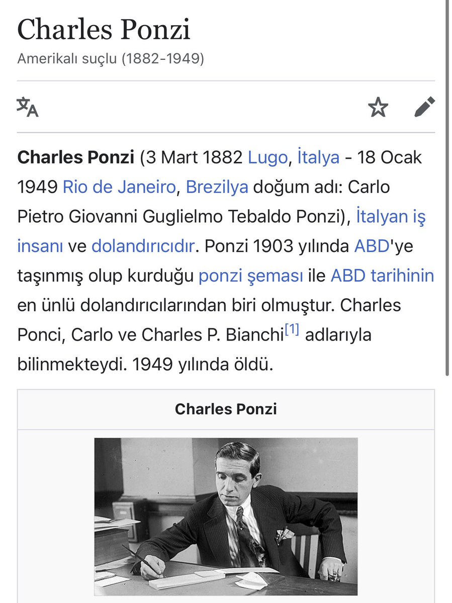 Burak___TR's tweet photo. #Ponzi Bugünleri görseydi, “Ben sadece başlangıçmışım.” derdi. Torunlarıyla gurur duyardı :) https://t.co/pwha9ZPyo3