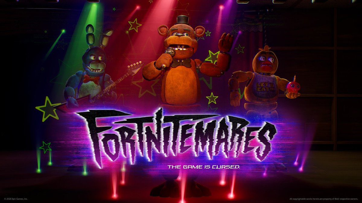 _eveningdusk_'s tweet photo. ‼️🐻🐰 *5* FIVE NIGHTS AT FREDDY’S BUNDLES GIVEAWAY FOR FORTNITEMARES 🐤🦊‼️

TO ENTER:

• Like &amp; RT this post
• Follow me!

ENDS ON SEPTEMBER 30, FIVE WINNERS WILL BE ANNOUNCED! GOOD. LUCK.

THE QUESTION IS… ARE YOU READY FOR FREDDY? 

#EveningFallVouch https://t.co/MRsfrYT5yl