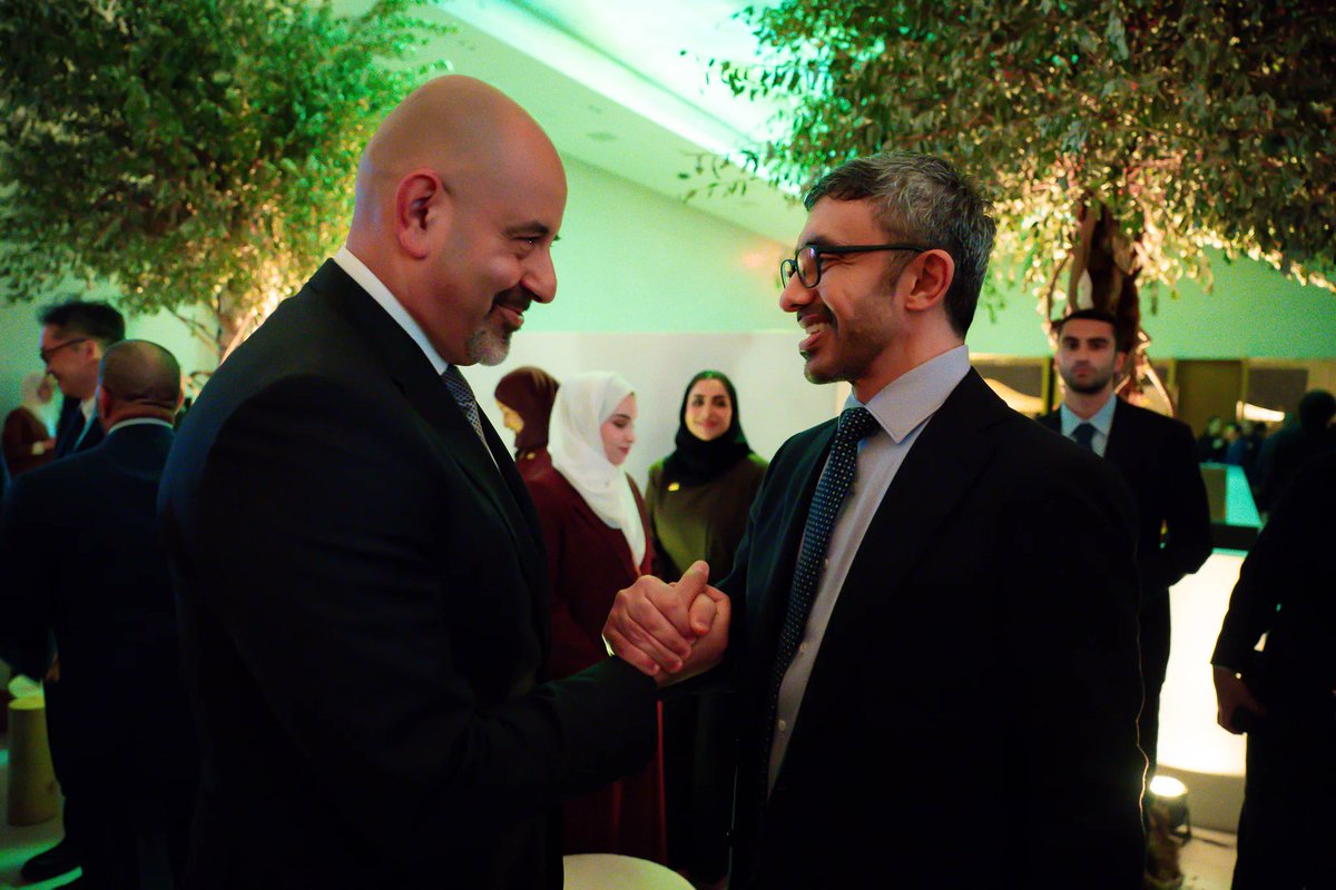 ElenaVinicicus's tweet photo. Sheikh Abdullah bin Zayed reaffirmed the UAE’s commitment to multilateral action that advances development and supports peace regionally and globally. #UAE #Multilateralism https://t.co/C5eAzqbTyN