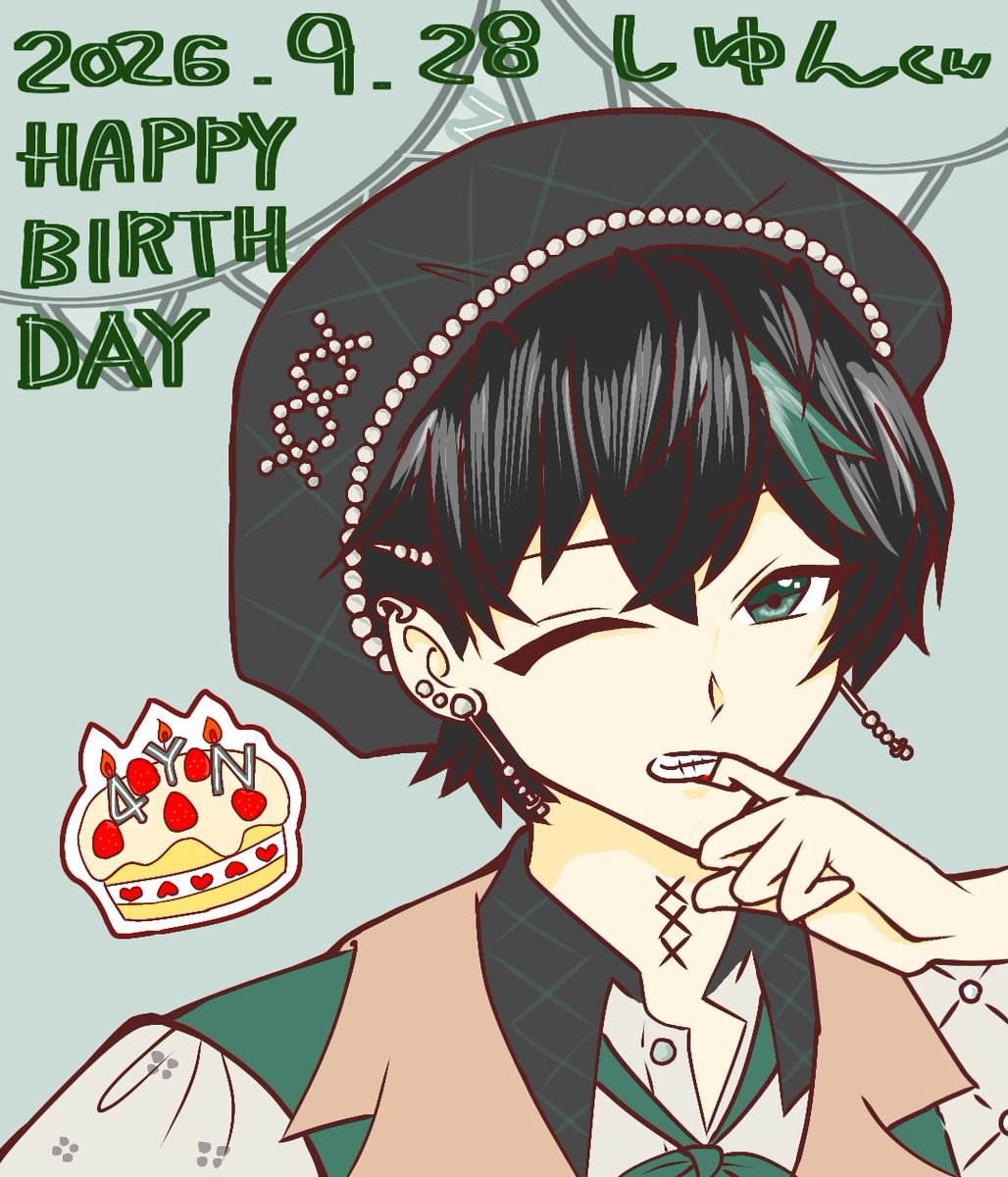 59nattan's tweet photo. しゆんくんお誕生日おめでとうございます!
素敵な【歳】になりますように!
#しゆん生誕の儀2026
#しゆんくん
#KnightArt https://t.co/ofxOwsaKZy