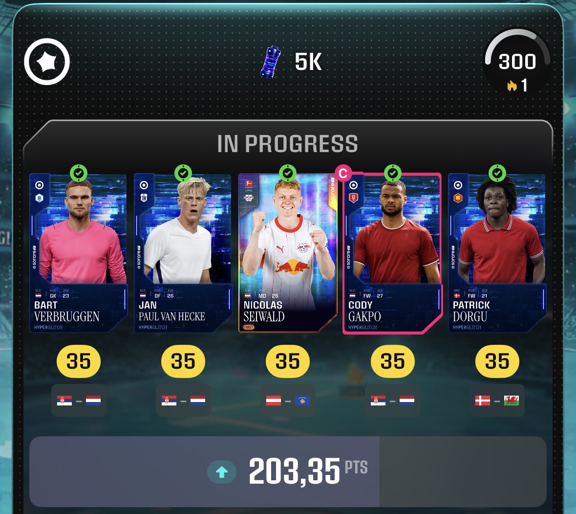 Sorare's tweet photo. Will the admin score over 300 points? 👊

➡️ RT + YES or NO
💎 5 x 10 Gems to win https://t.co/KLrRc4UJco