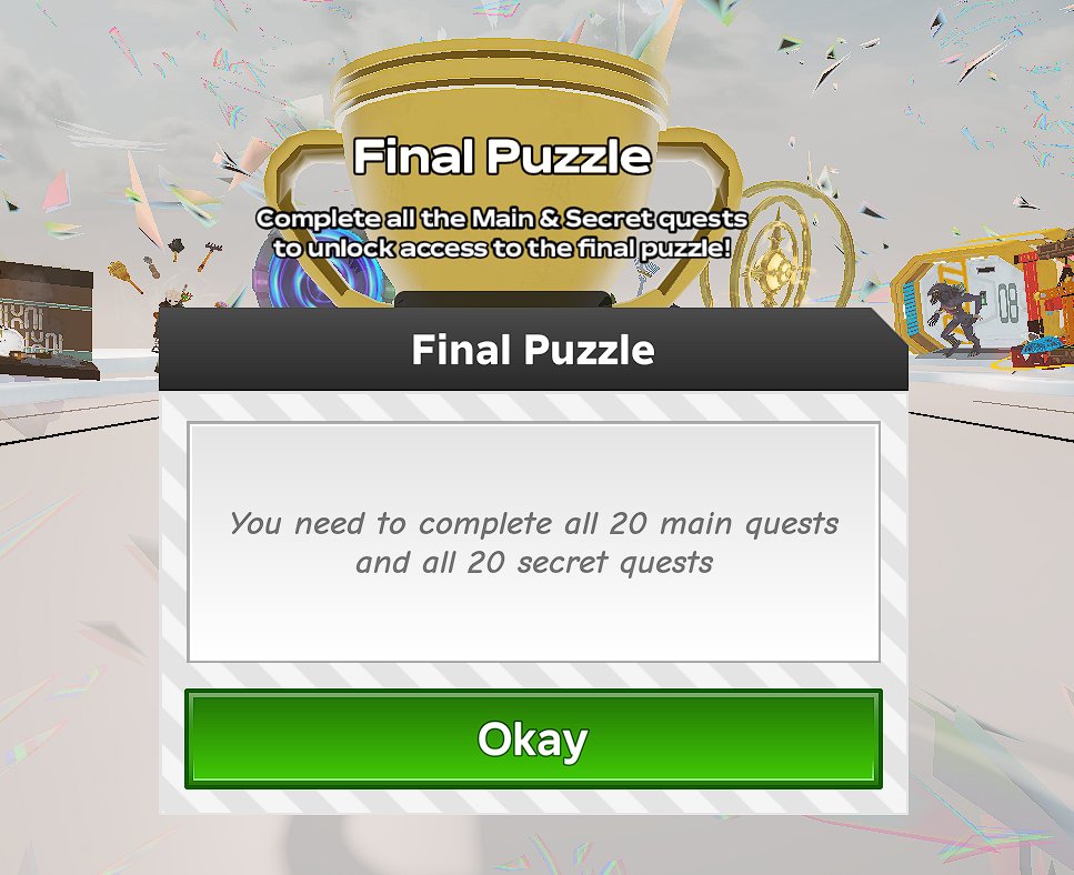 AlexSleepzzz's tweet photo. bro i already complete all why is still like that?? #roblox #huntbug #bug https://t.co/81YQpu4lzC