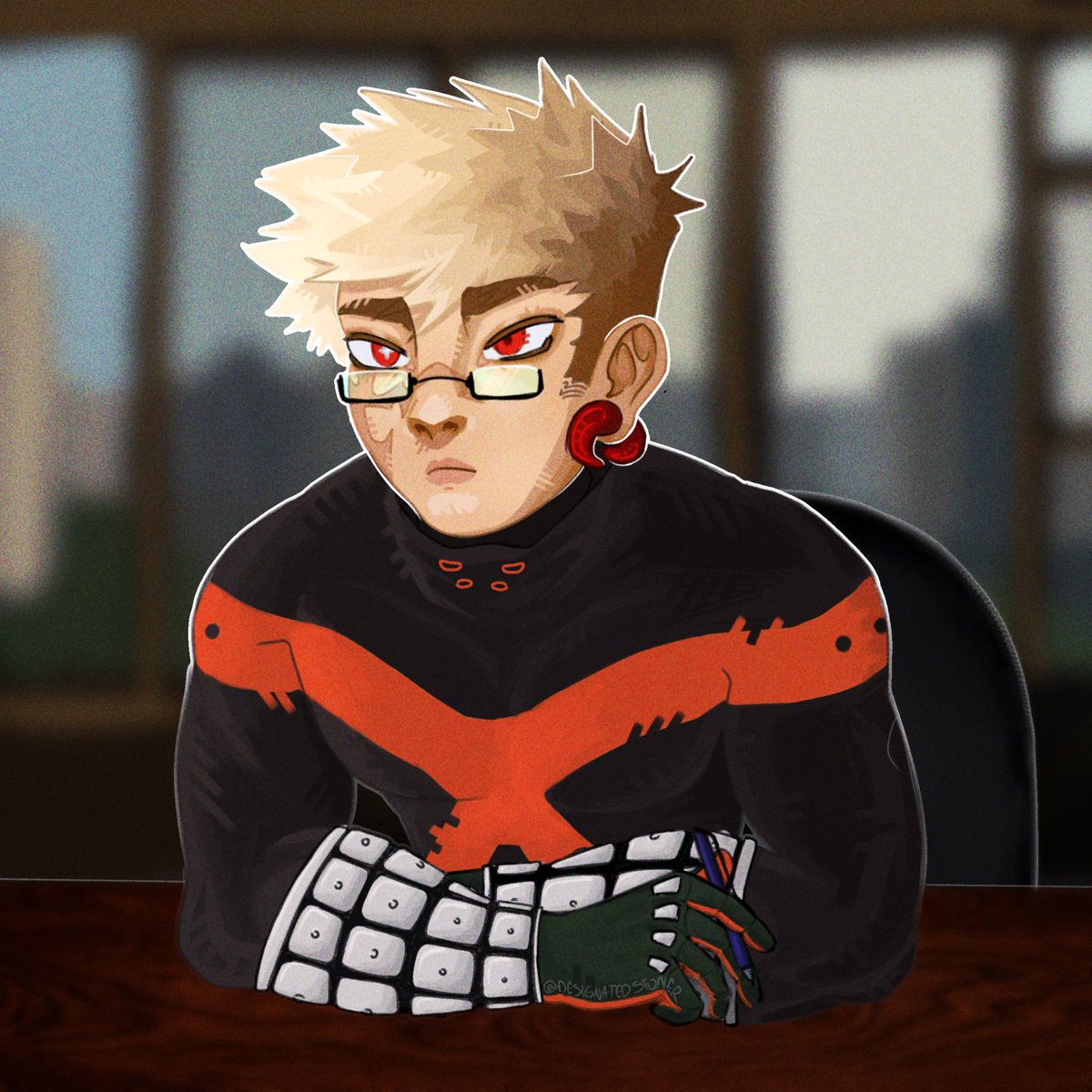 designatdstoner's tweet photo. the katsuki that was promised
not my usual art style, i did a bit of a study on @digijho 's art and then strayed a bit from the source towards the end lmao

#katsuki #mha https://t.co/ZO3zWvanym